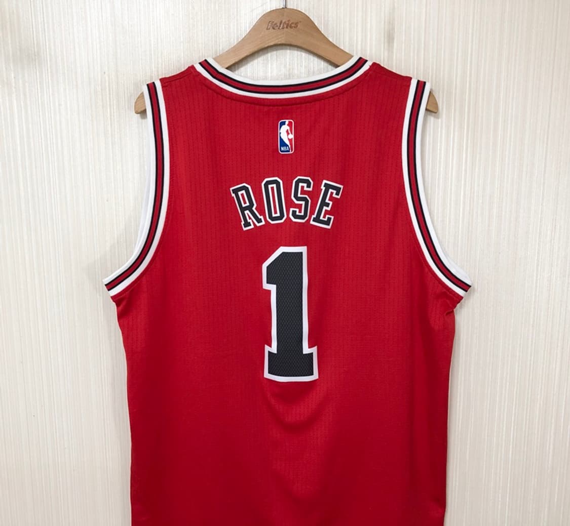 NBA 아디다스 시카고불스 스윙맨유니폼 L #1 데릭로즈 상품이미지9