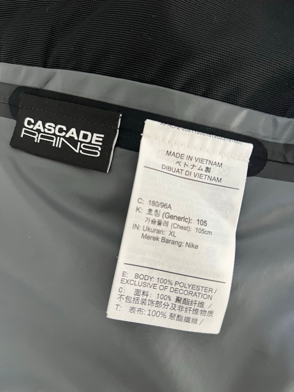 나이키 acg 케스케이드 바람막이 xl 새상품 상품이미지3