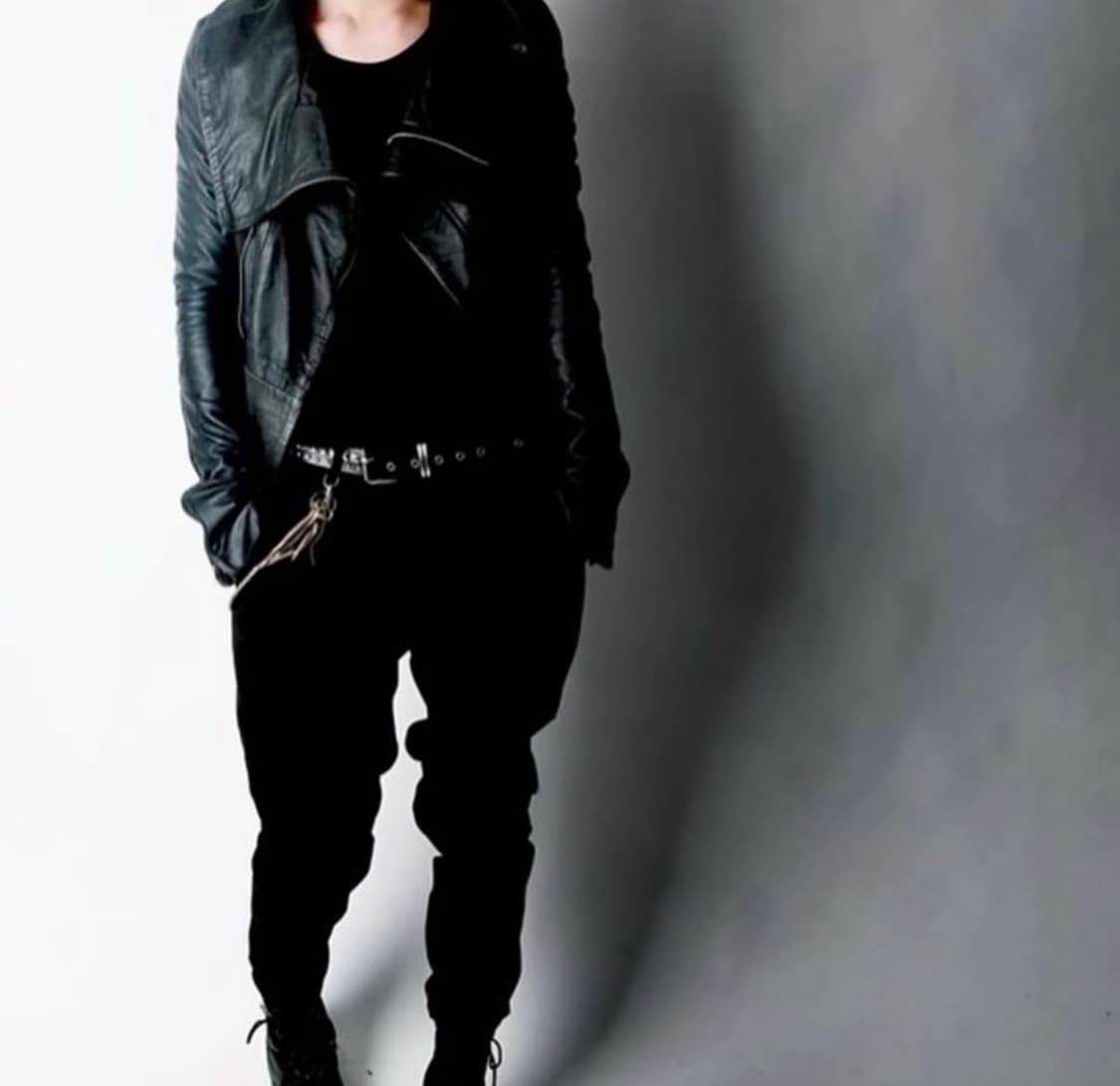 EKAM - 026 하이넥 레더 자켓 상품이미지7