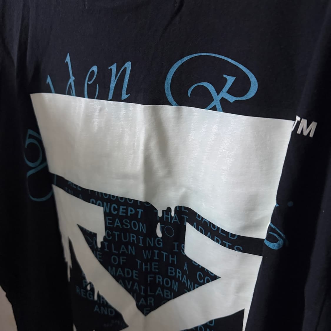 오프화이트 20SS 오버핏 티셔츠 L (프리) 상품이미지9