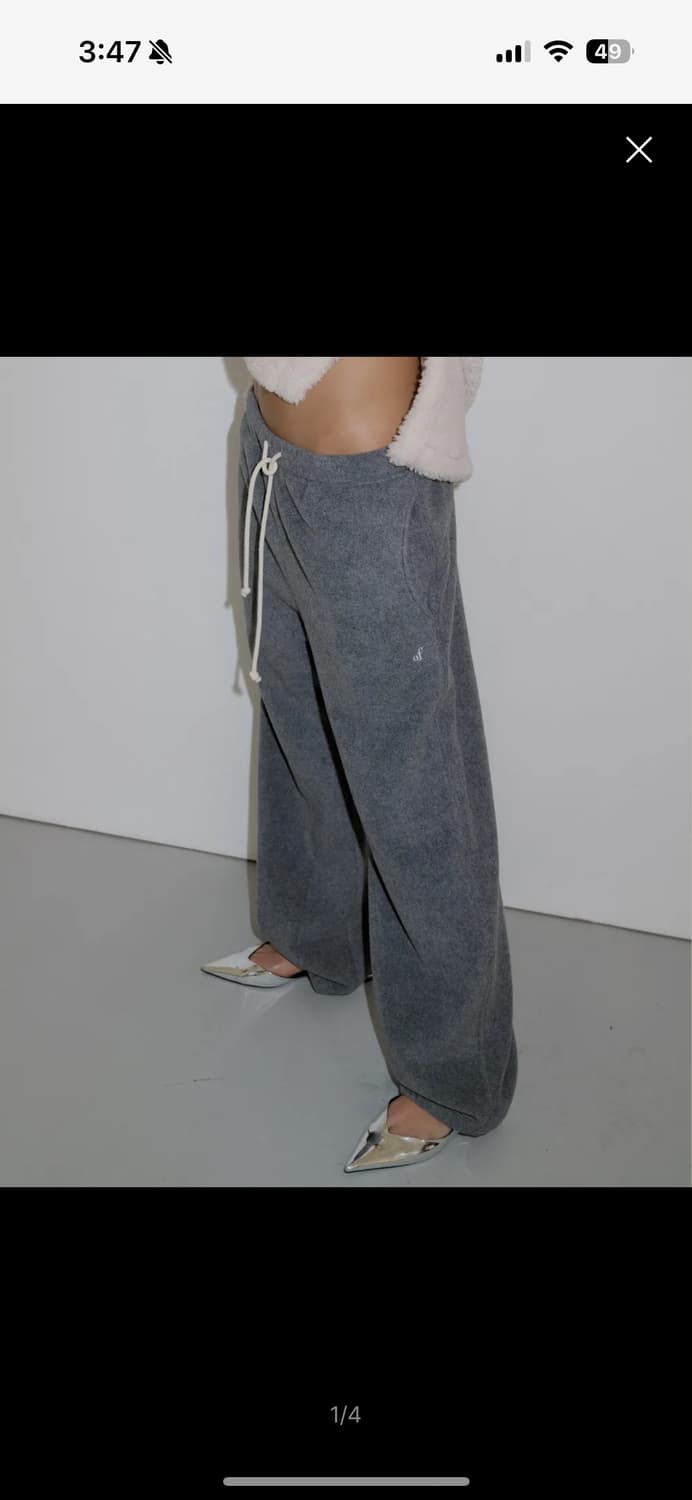 오버듀플레어 OF WARM JOGGER PANTS_CHARCOAL 상품이미지1