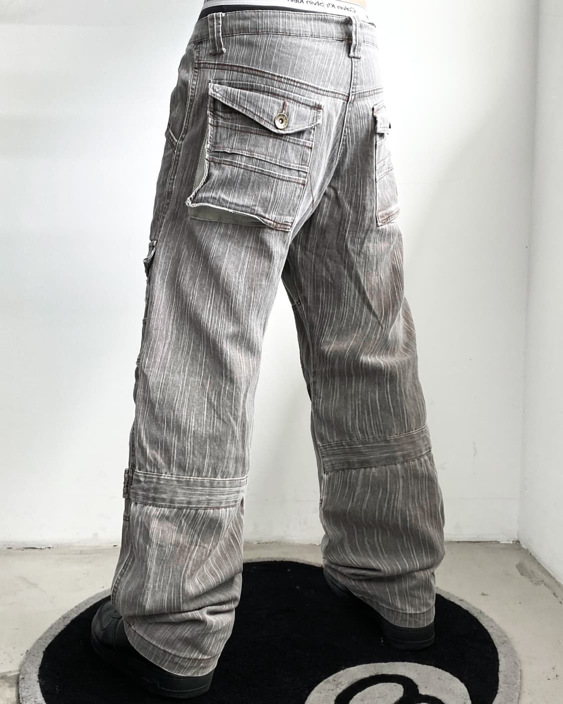 클럽 소다 프론트 포켓 워싱 카고 팬츠 상품이미지2