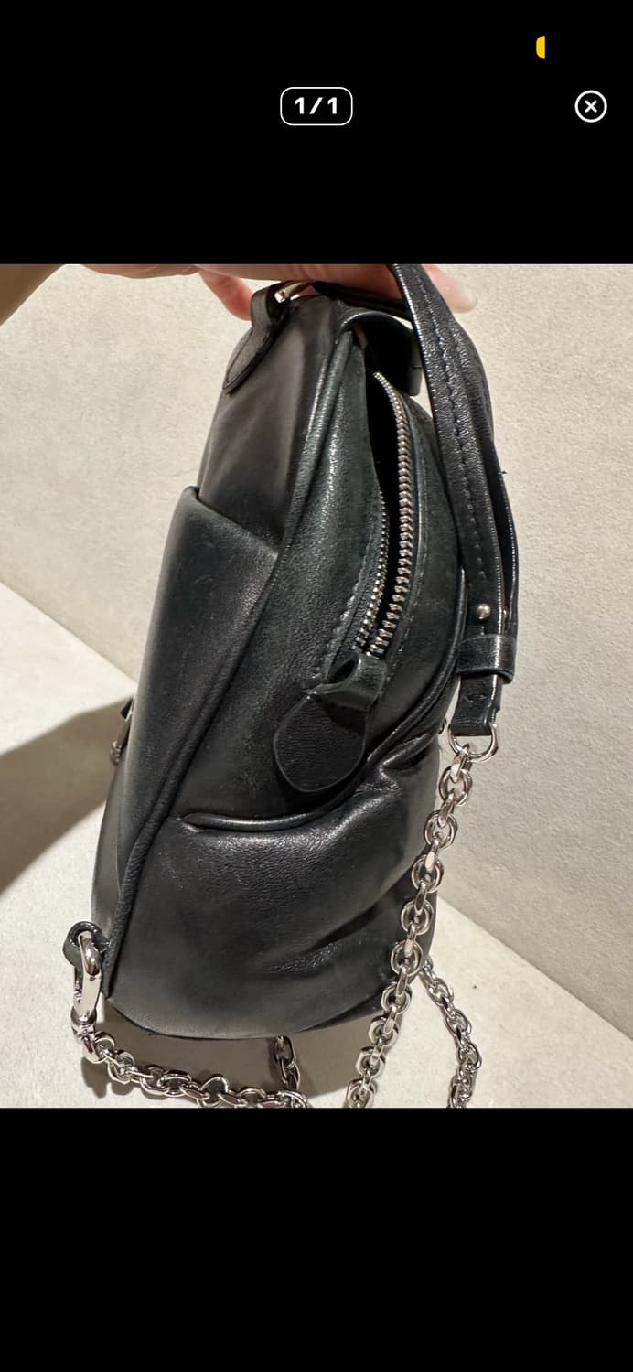 마르지엘라 글램 슬램 백팩 블랙 (은체인) 상품이미지9