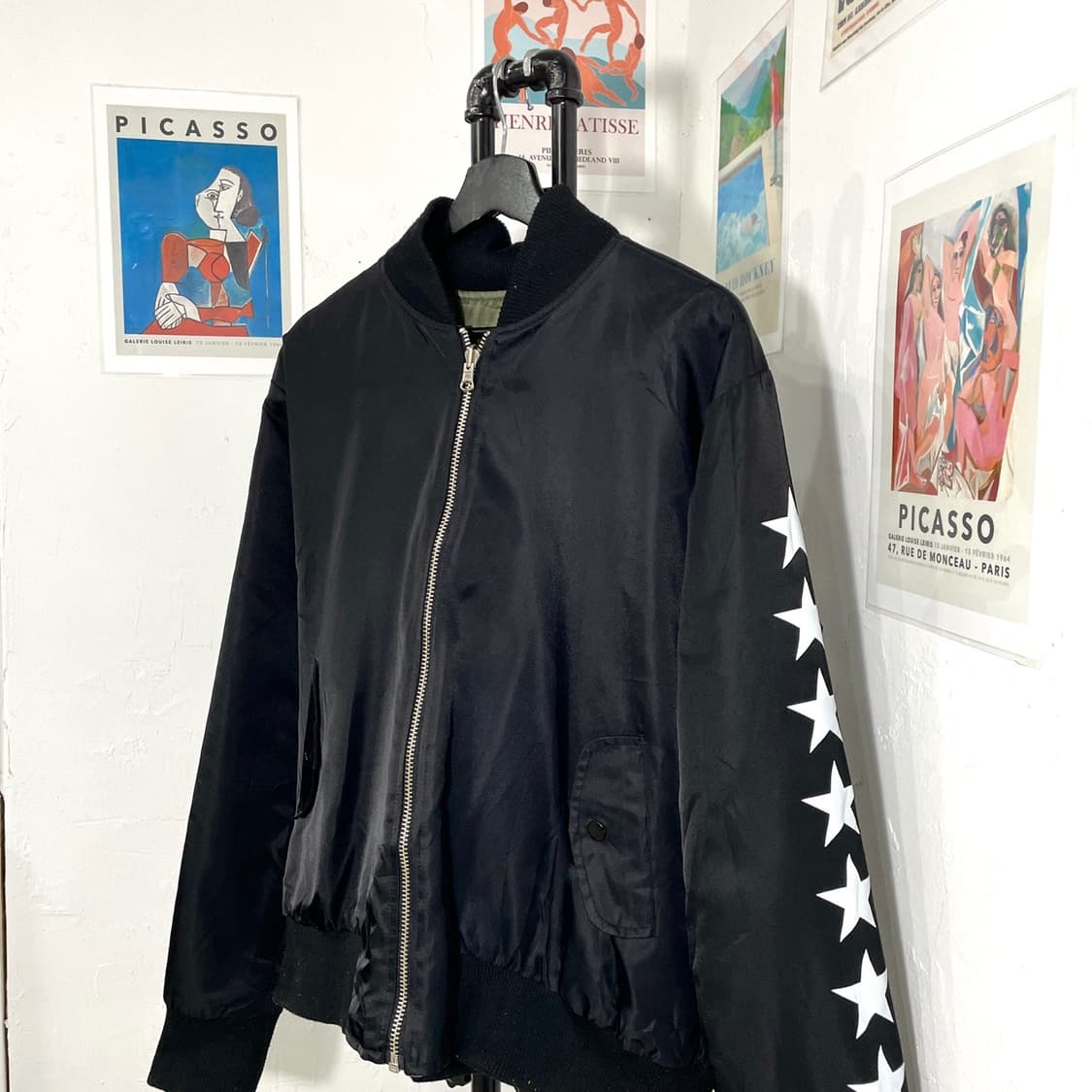 Kxvk 프린팅 항공점퍼 상품이미지3