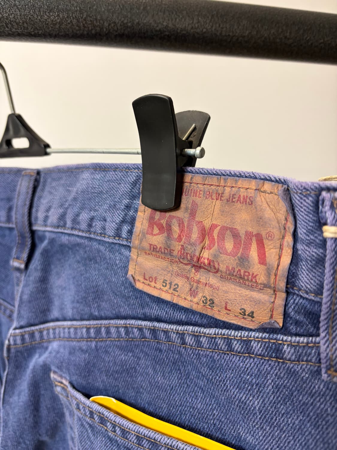 (32/ 데드스탁) 밥슨 512 루즈핏 퍼플진 데님 팬츠 상품이미지4