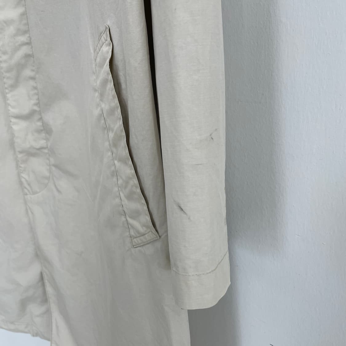 폴로 랄프로렌 아이보리 코튼 싱글 맥코트 상품이미지5