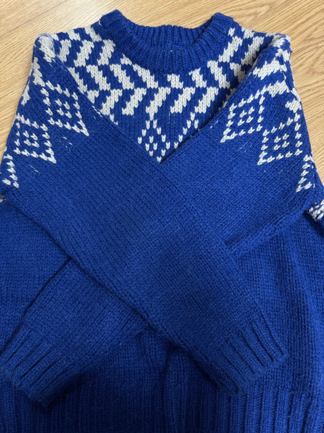 시엔느 노엘 자카드 니트 상품이미지2