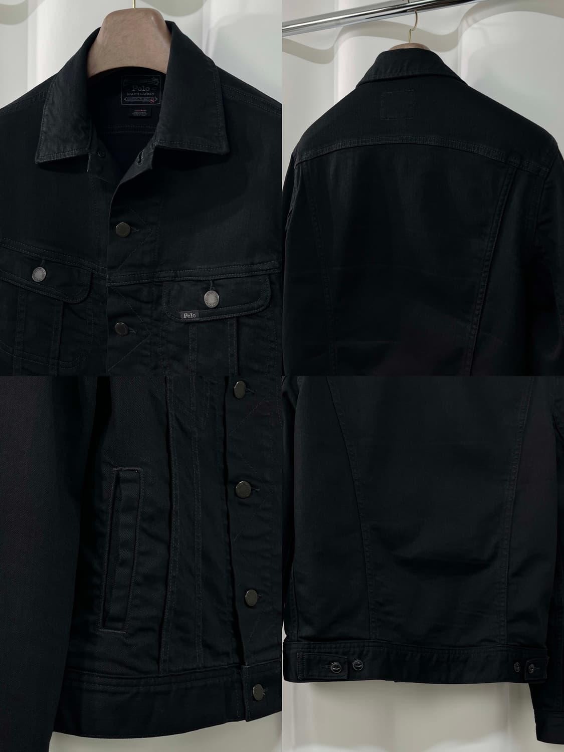 폴로 랄프로렌 lot271 스톰라이더 블랙 데님 트러커 자켓 상품이미지6