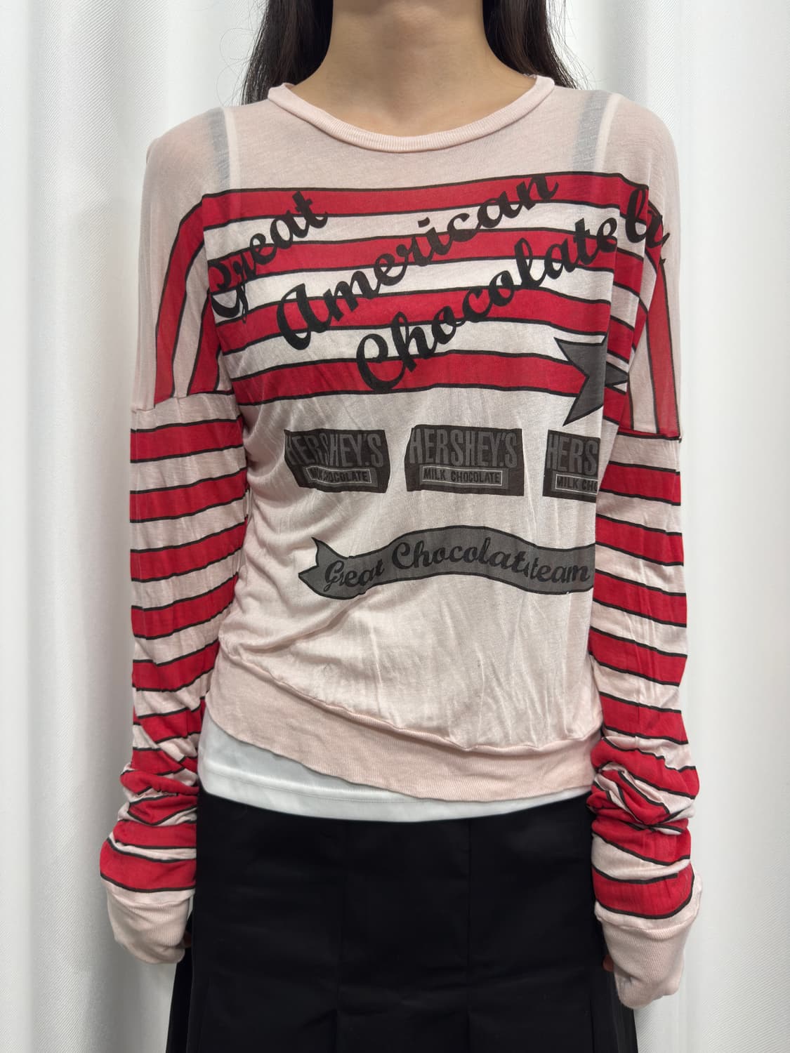 hershey’s chocolate knit top 상품이미지1