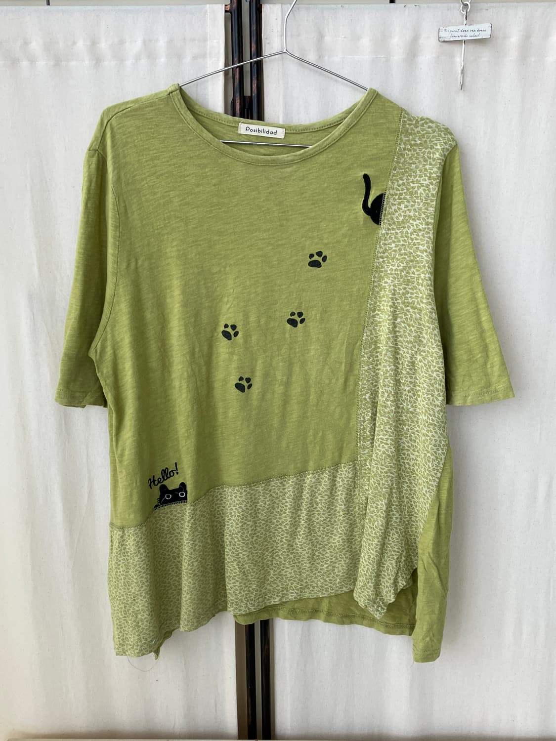 hagumi quirky patchwork half t-shirt 상품이미지3