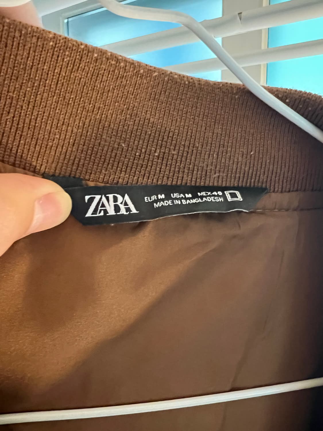 자라 스웨이드 자켓 브라운 상품이미지2