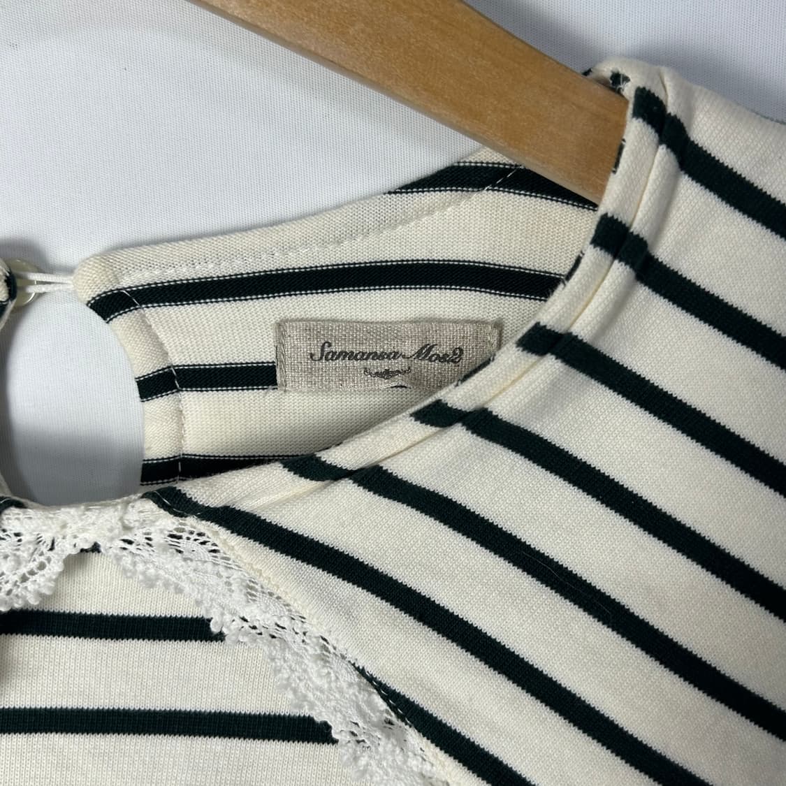 [SM2] 사만사모스2 모리걸 세일러카라 스트라이프 긴팔티셔츠 상품이미지5