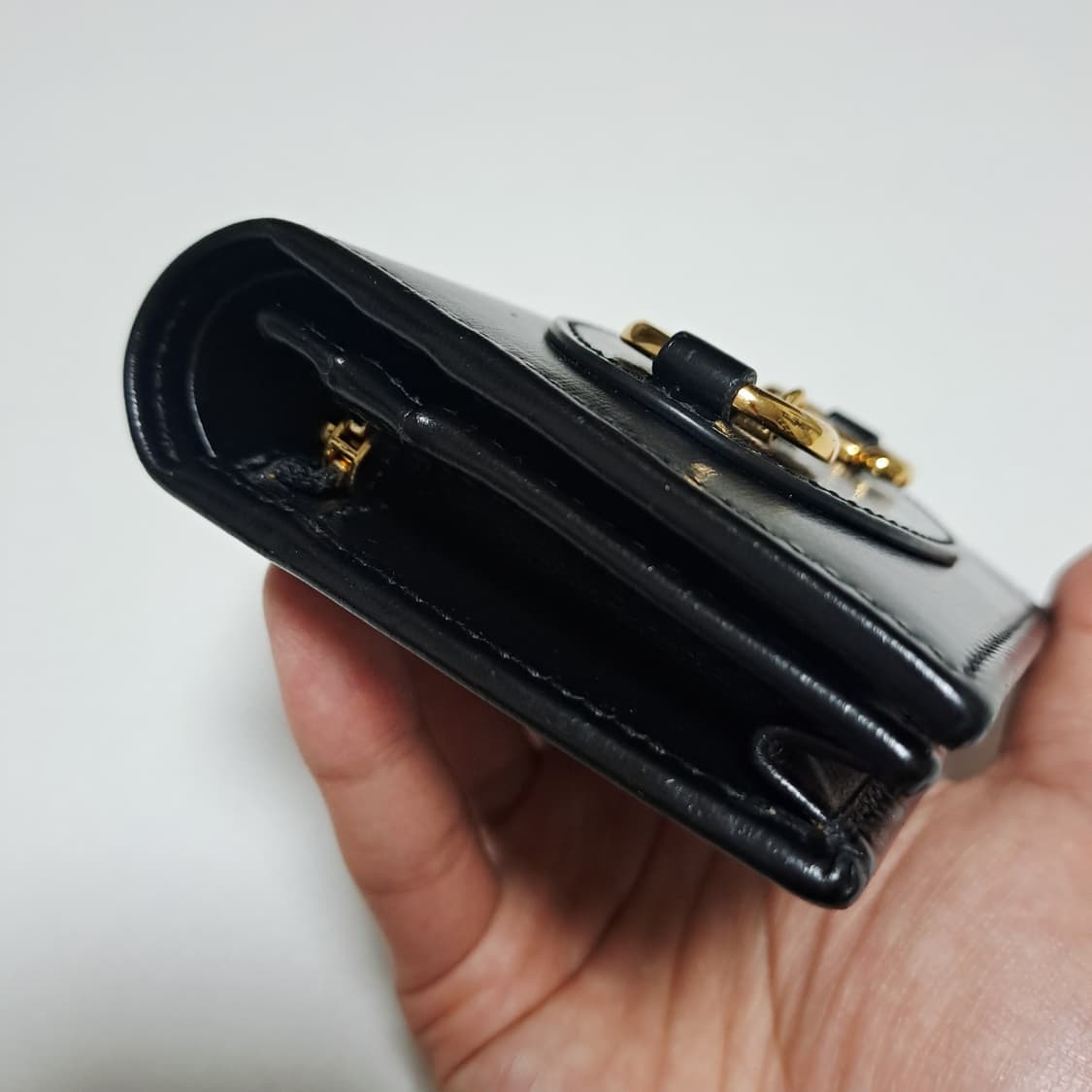 [100%/정품] 구찌 홀스빗 올 블랙 지갑, 구찌지갑,구찌반지갑 상품이미지6
