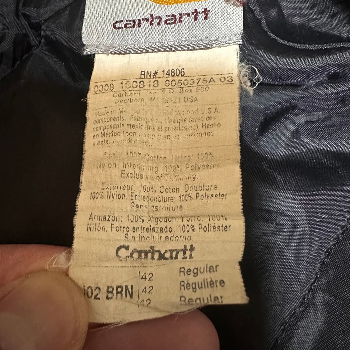 OG 빈티지 칼하트 J02 아크틱 워크자켓 상품이미지8