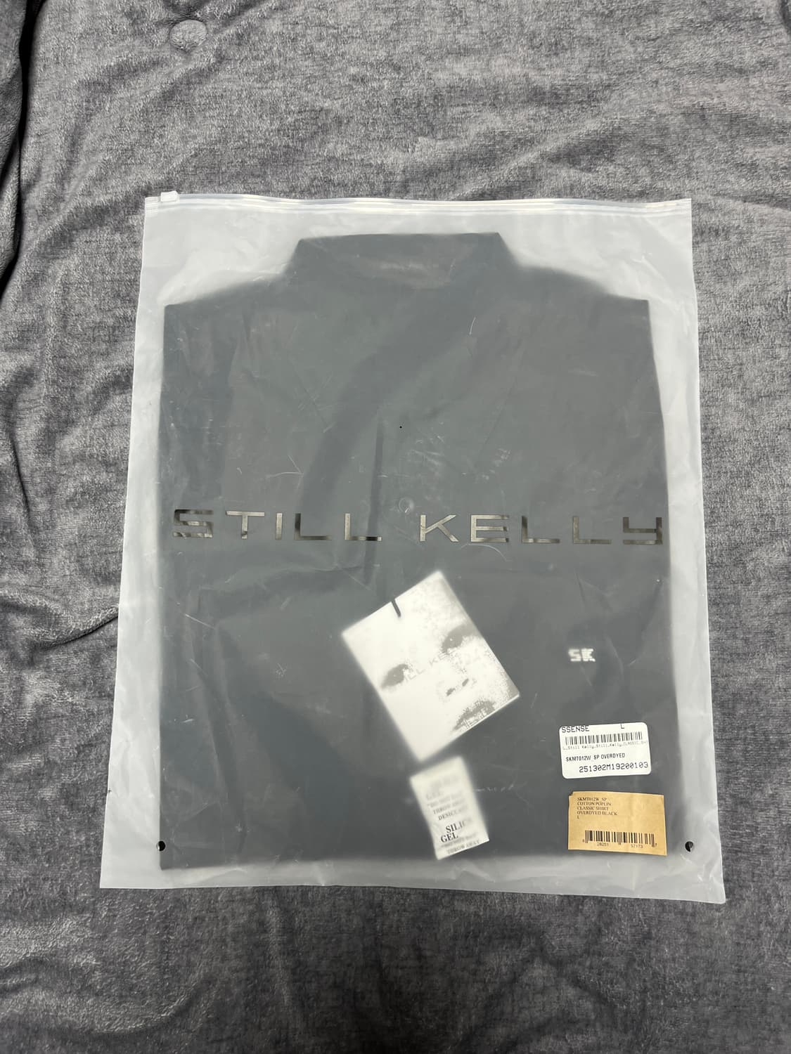 Still kelly 스틸 켈리 sk 자수 셔츠 블랙 상품이미지4