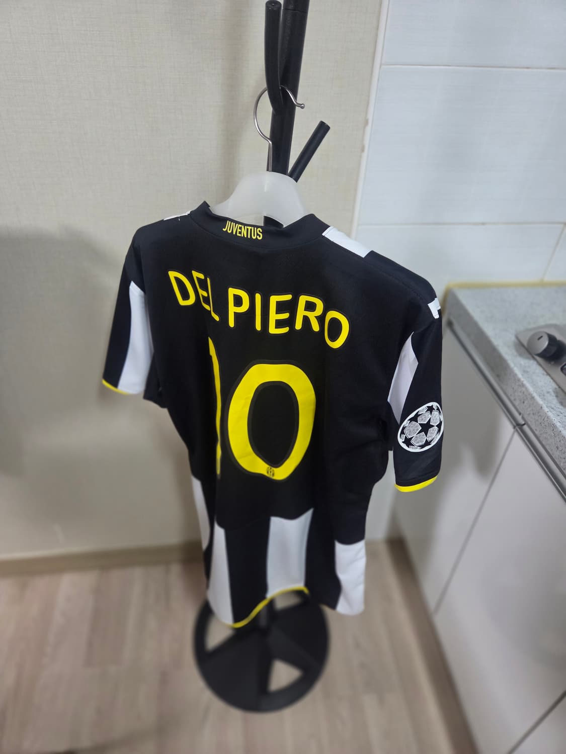 유벤투스 2008-09 홈 챔스지급용 유니폼 XL 10 델 피에로 상품이미지2