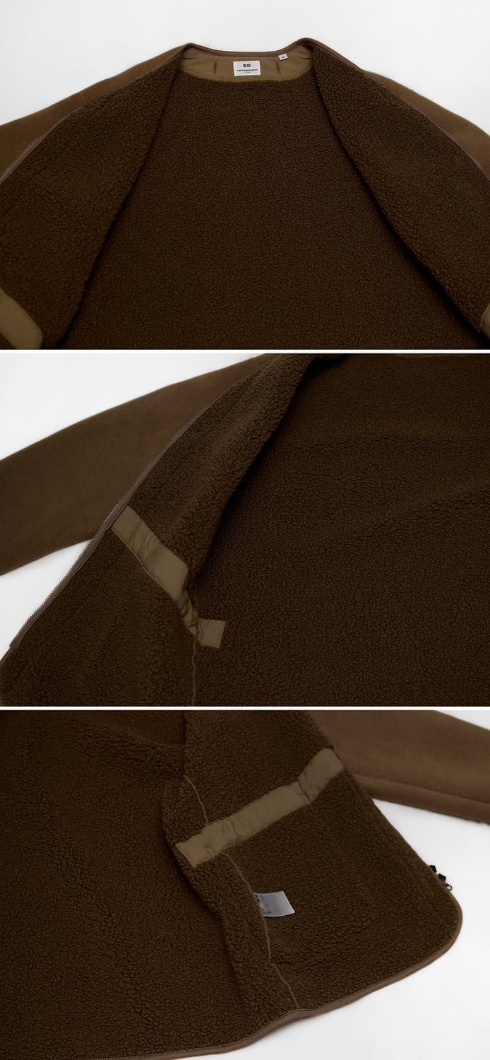 엔지니어드 가먼츠 x 유니클로 논카라 후리스 자켓 (L / 105+) 상품이미지7