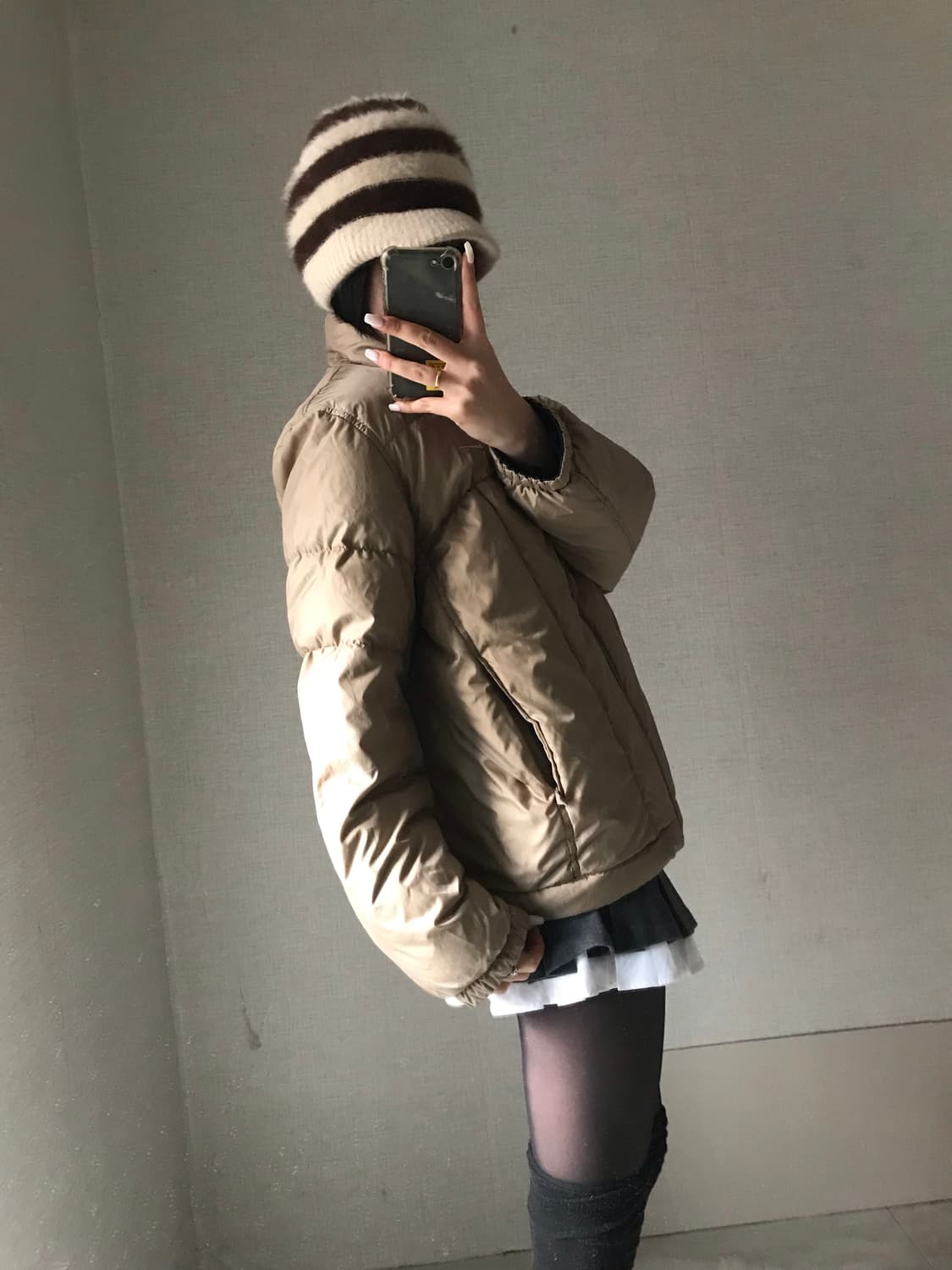 나이키 베이지 패딩 상품이미지3