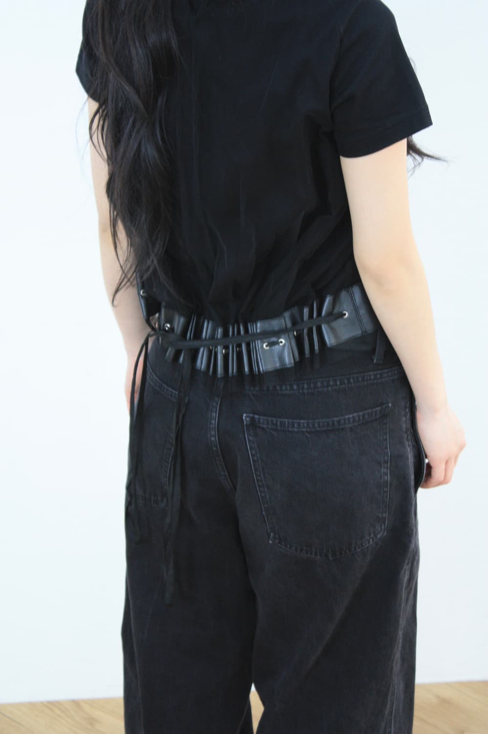noir kei ninomiya tulle layered t-shirt 상품이미지3