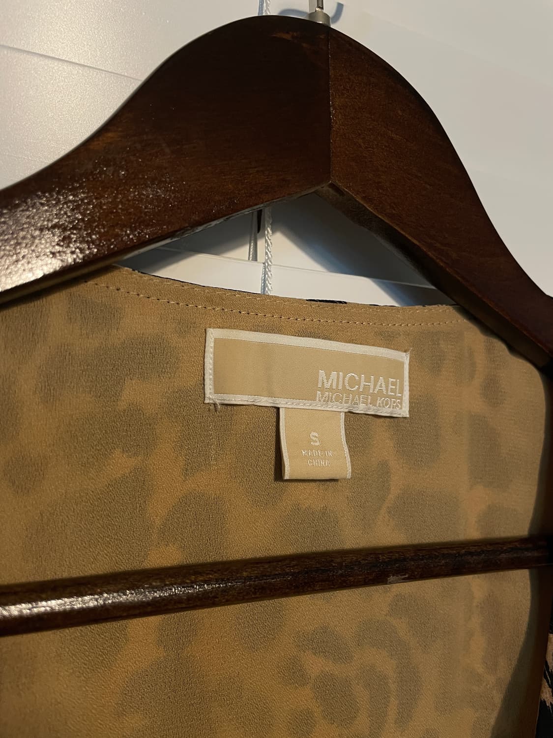 마이클코어스 레오파드 슬리브리스 원피스 상품이미지7