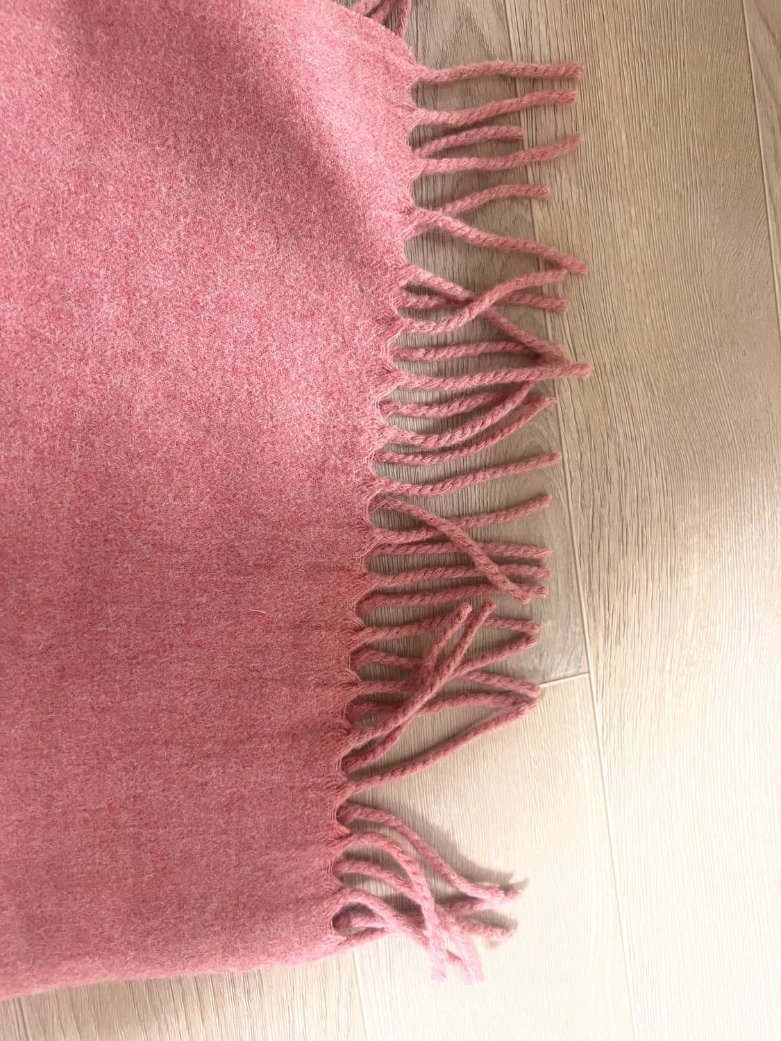 아크네 스튜디오 목도리 (로즈 멜란지, 와이드 버전) 상품이미지4