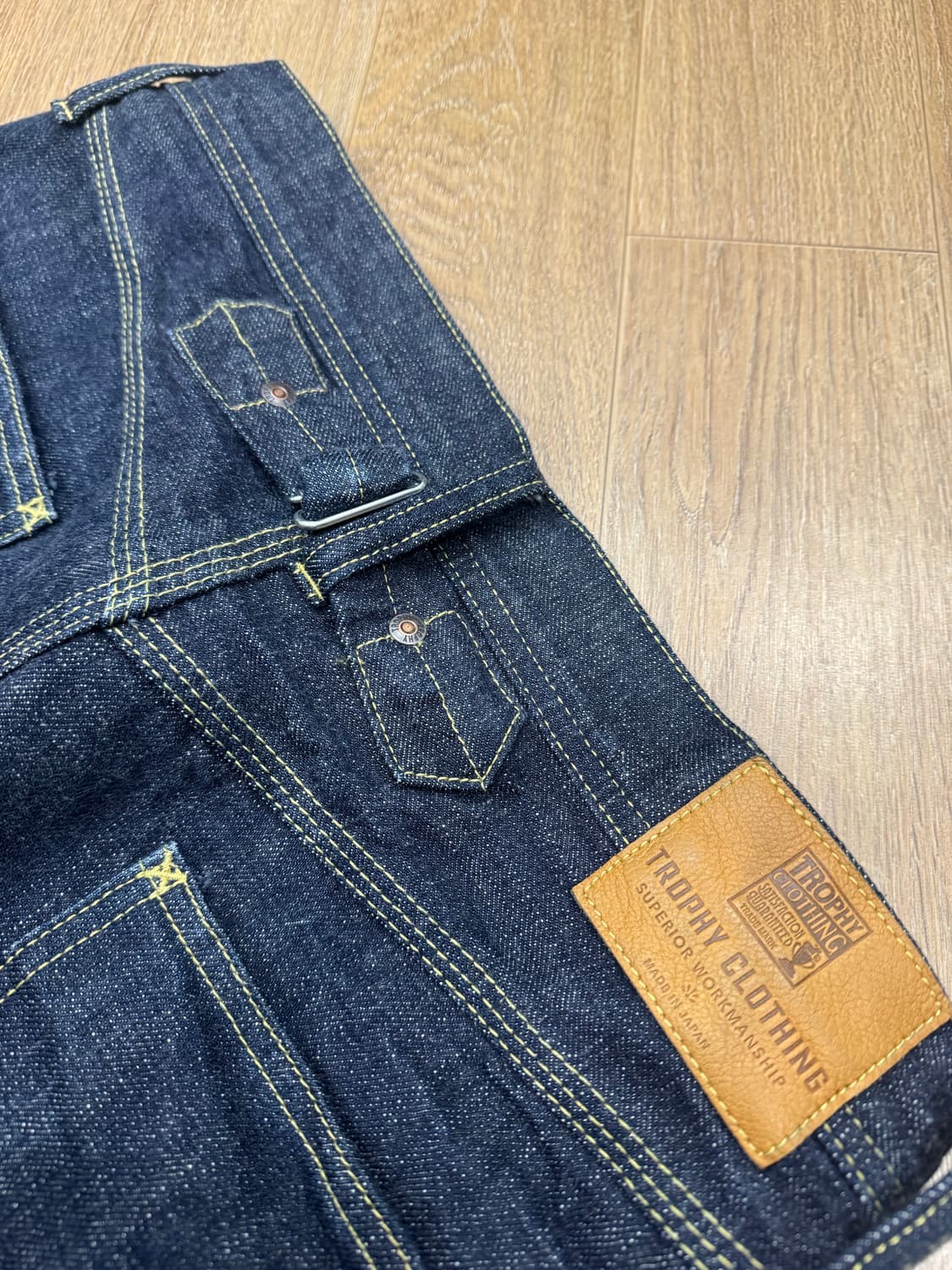 [32]트로피 클로딩1604 Waist Overall Dirt Denim 상품이미지3