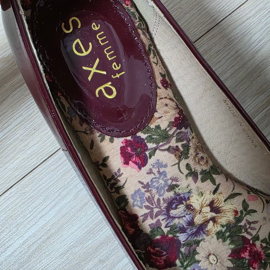 엑시즈팜)일본빈티지 플로럴 고딕 로맨틱 앤틱 고전 스트랩 펌프스힐구두 상품이미지4