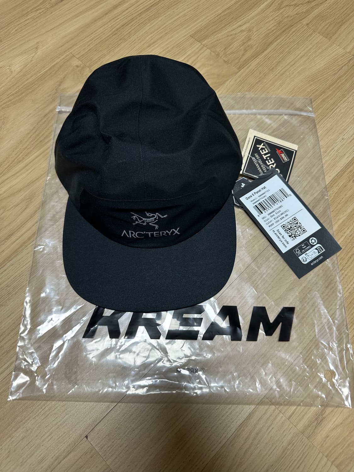[판매] 아크테릭스 고어5 패널 캡 블랙 새제품  상품이미지2