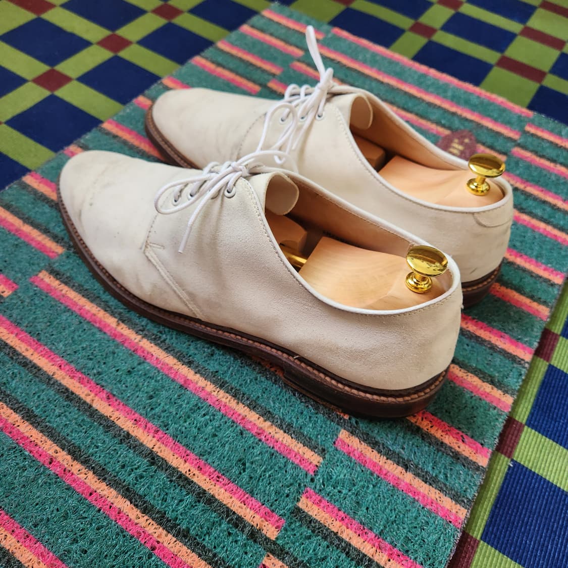 알든 2635 유니페어 별주 화이트 벅스 슈즈 상품이미지3