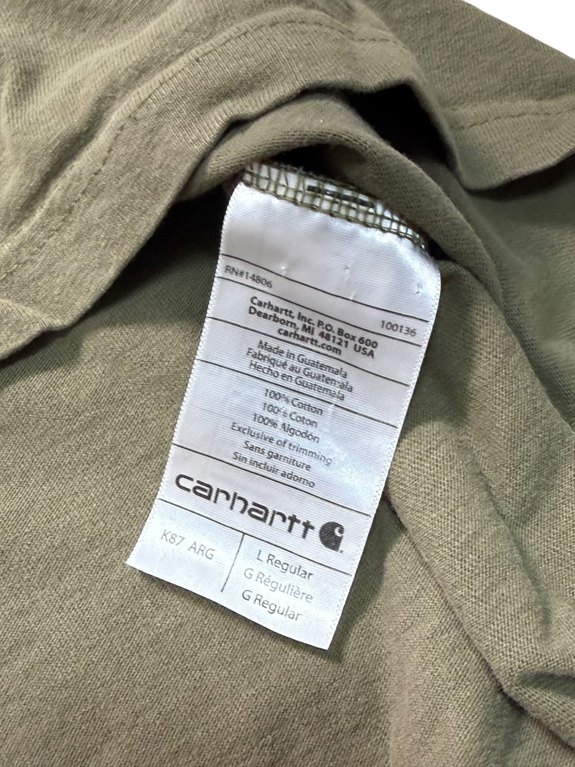 Carhartt 칼하트 포켓 반팔티셔츠 상품이미지6