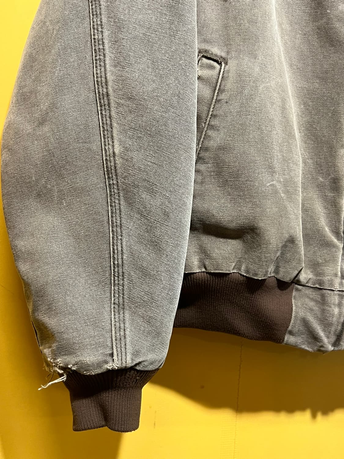 00's [XL] 칼하트 산타페 워크자켓 빈티지 페이드 디스트로이드 상품이미지6