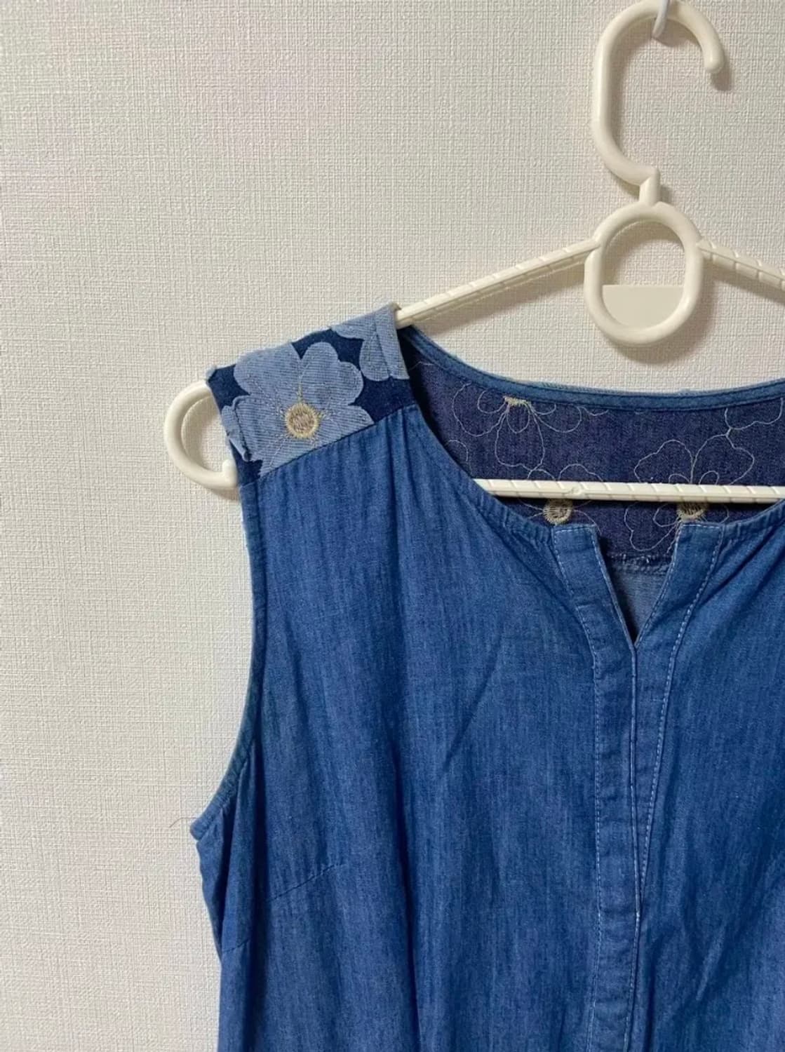 빈티지 모리걸 하구미 꽃 민소매 원피스 상품이미지3