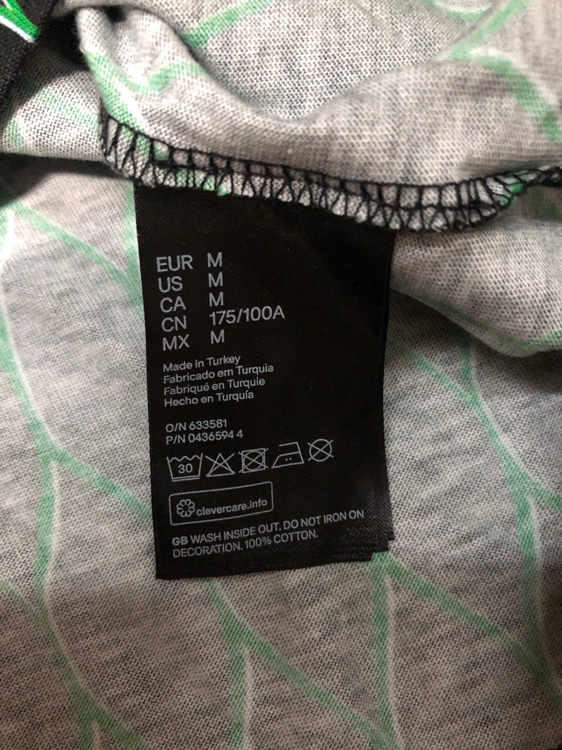 겐조 x H&M 타이거 자수 티셔츠 M 상품이미지6