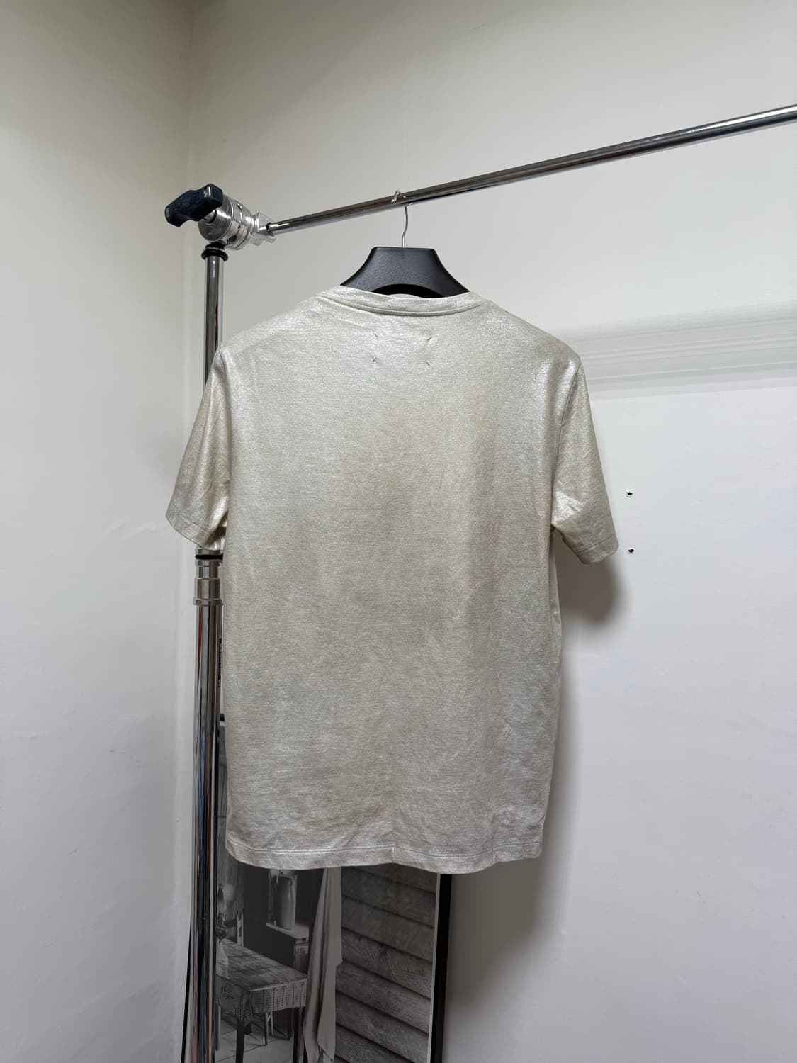 마르지엘라 메탈릭 글리터 인물 프린트 티셔츠 상품이미지4