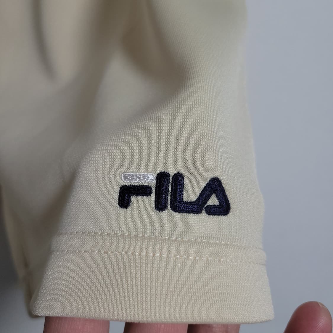 (28) FILA 휠라 아이보리 트레이닝 반바지 L 상품이미지2