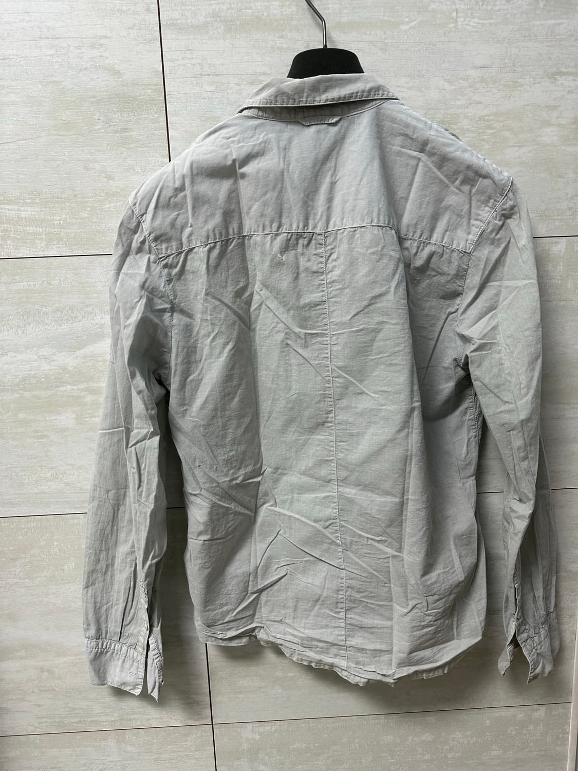 제임스 펄스 그린 그레이 면 셔츠 0  상품이미지3