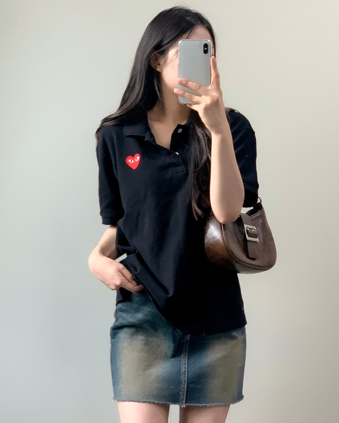 꼼데가르송 반팔 카라티 상품이미지2