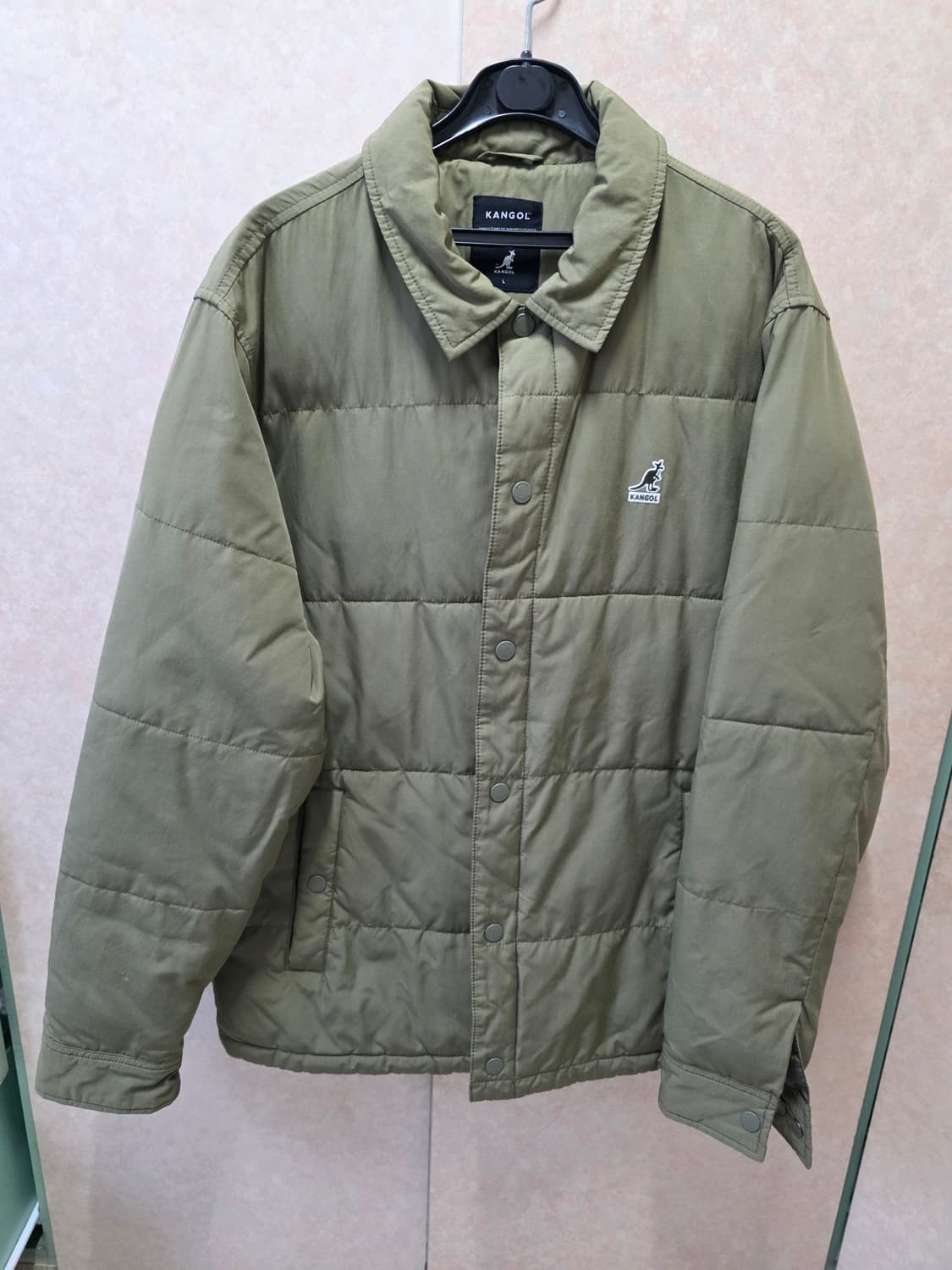 캉골 카키색 다운점퍼 Size L 상품이미지1