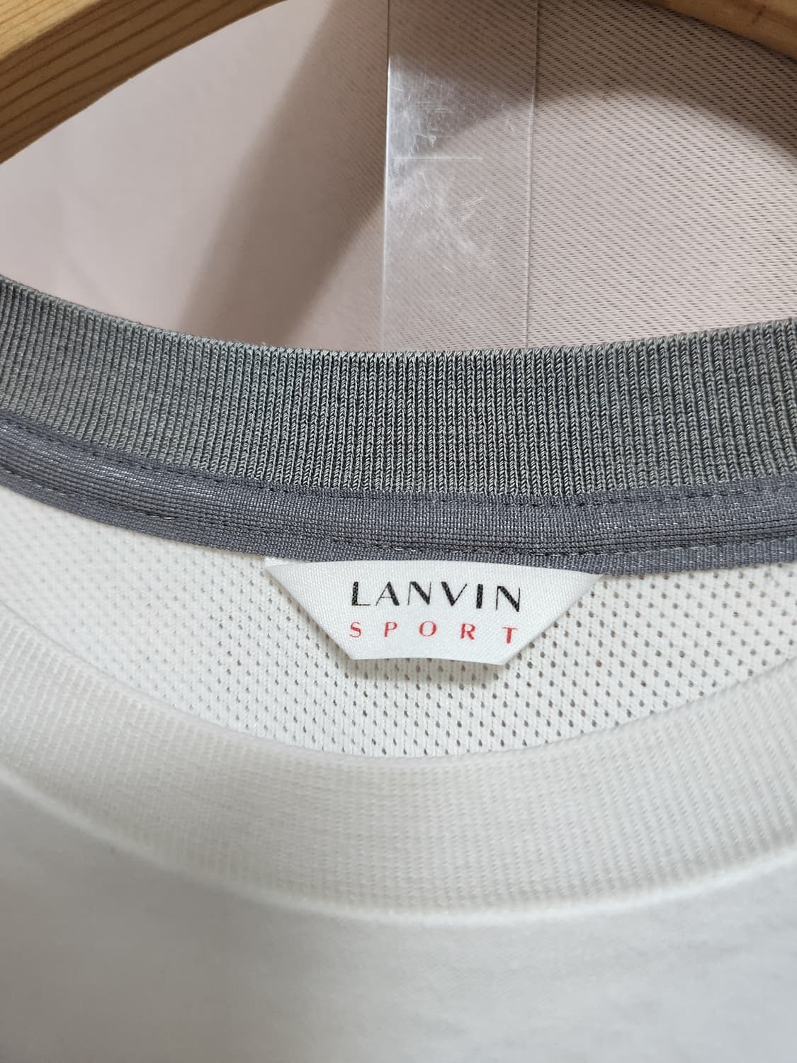 LANVIN 랑방 화이트 반팔 남성티셔츠 상품이미지6