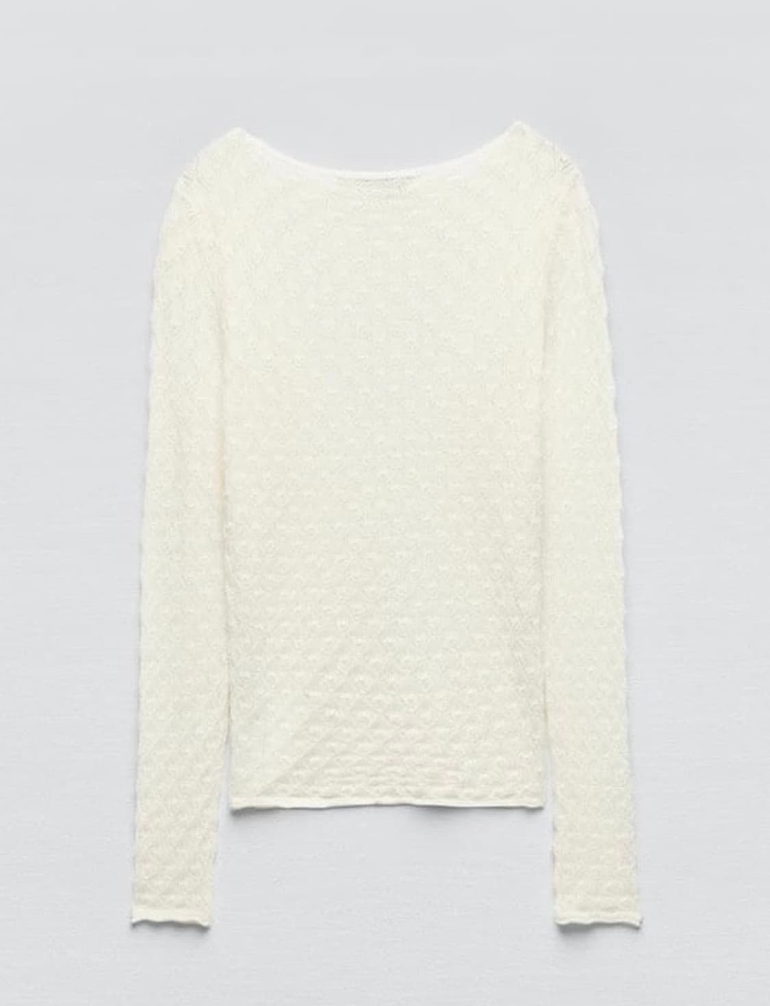 ZARA 자라 포인텔 니트 탑, 자라 크로셰 니트 탑 상품이미지9