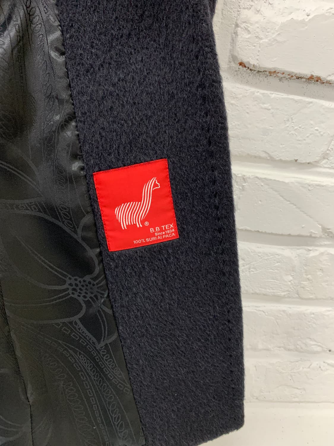 크로커다일 수리 알파카 블랙 롱코트 상품이미지9