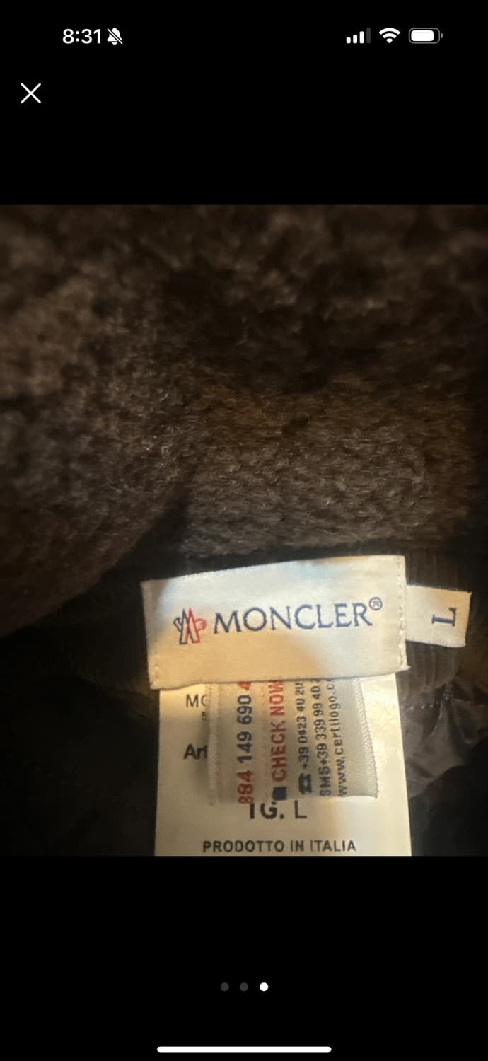 몽클레어귀닫이 캡모자 상품이미지3