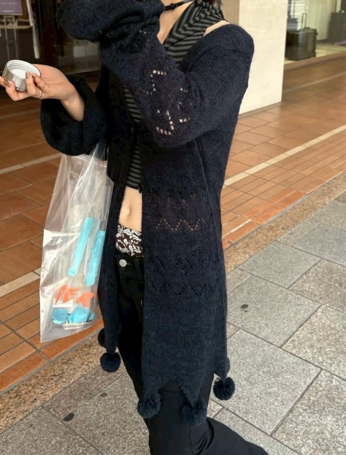 퍼버즈 25FW 폼폼 모헤어 가디건 상품이미지4