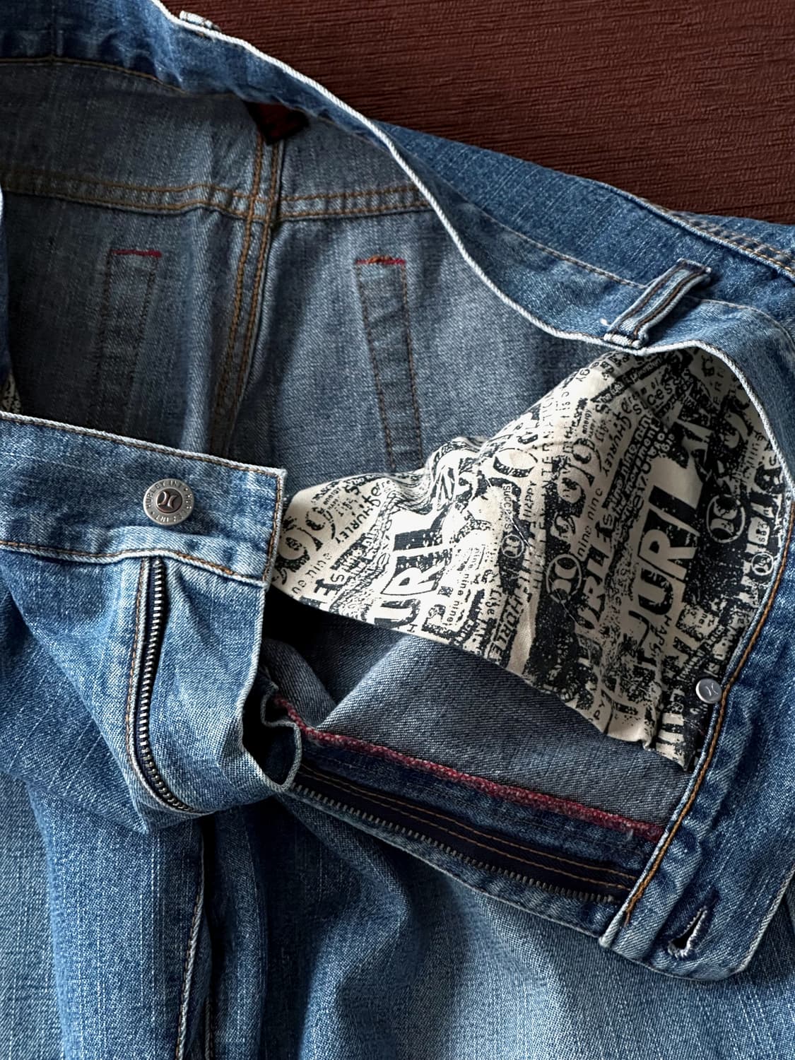 5pkt design denim straight pants 상품이미지5