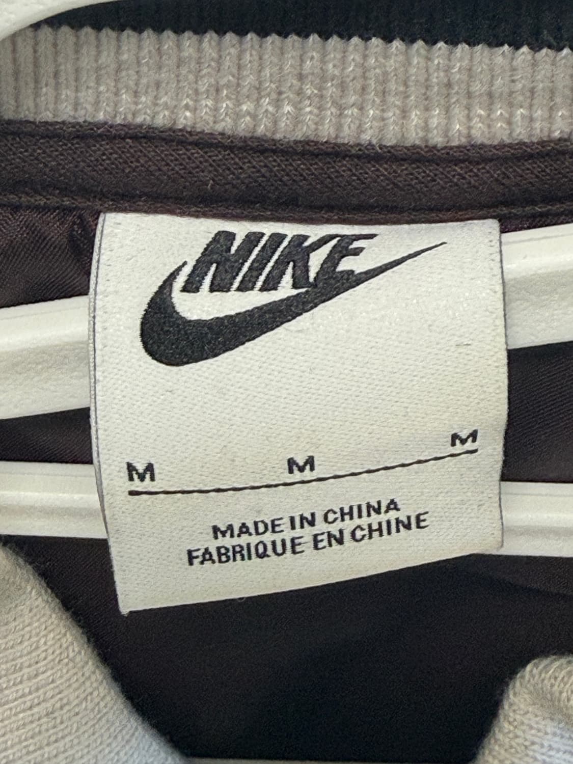 나이키 nsw 어센틱 바시티 브라운 M사이즈 상품이미지4