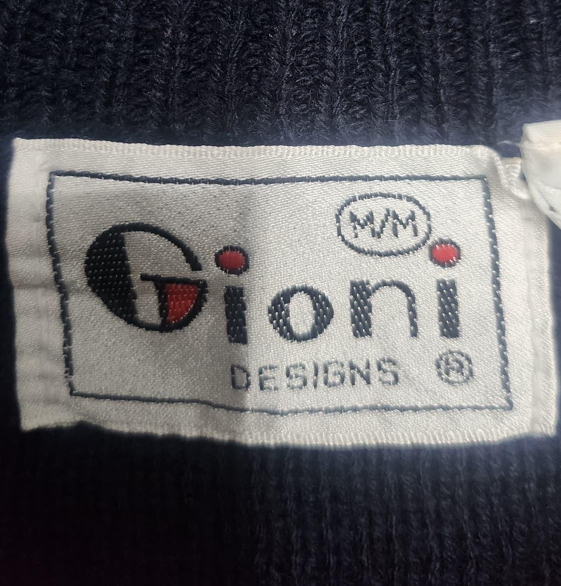 Gioni 네이비 U.S.NAVY 로고 니트 M 상품이미지3