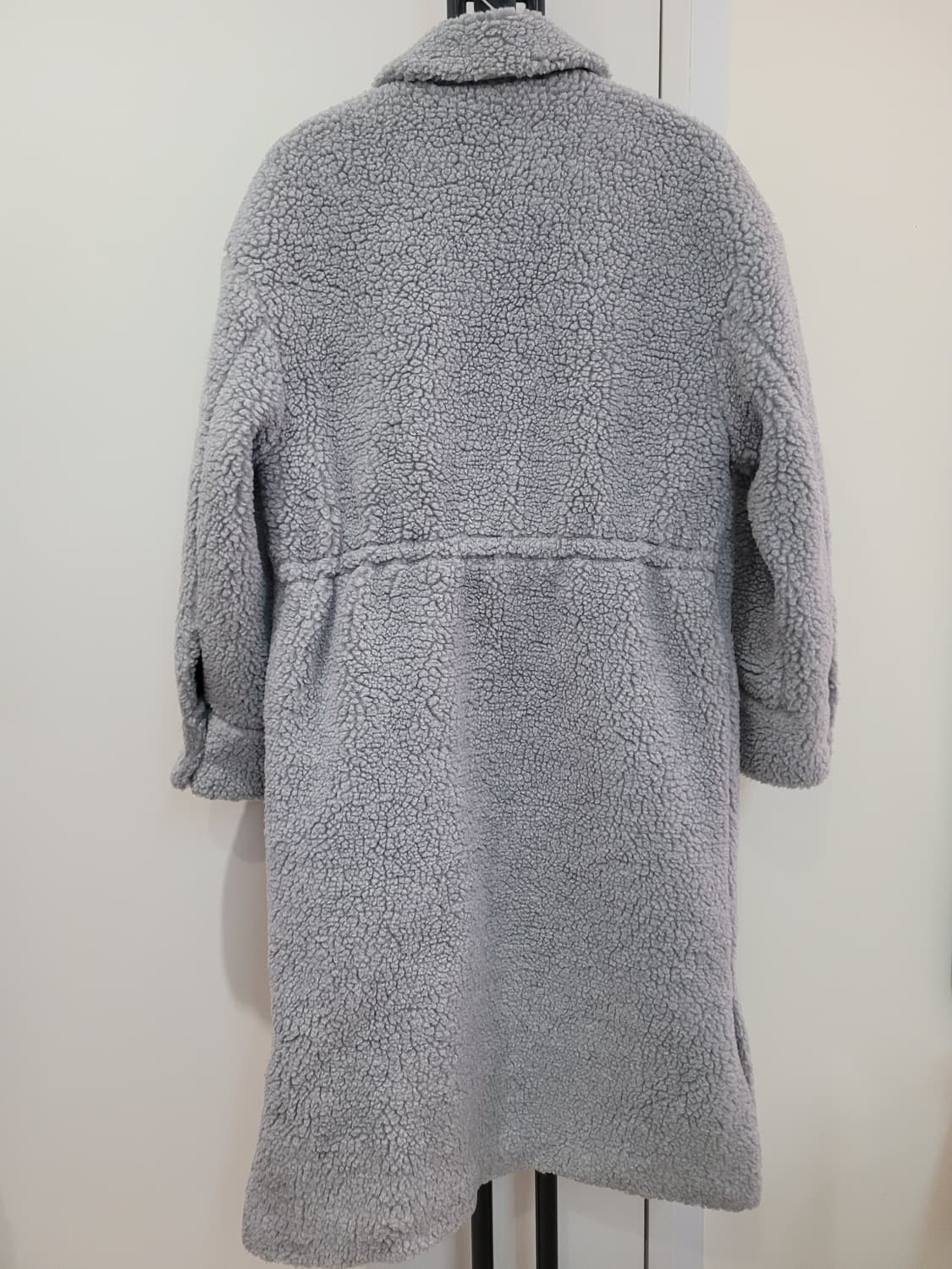 로브로브서울 LovLov 그레이 롱테디 퍼점퍼 뽀글이 롱코트 55~66반 상품이미지7