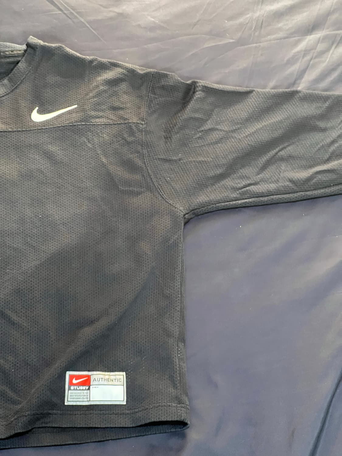 나이키 x 스투시 롱슬리브 탑 블랙(L) 상품이미지3