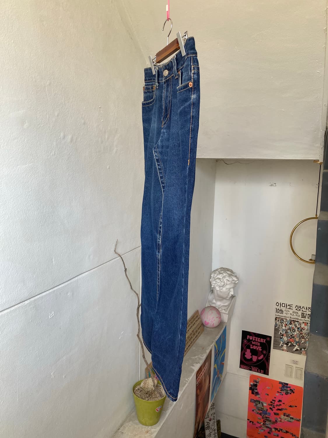 리바이스 LEVIS 901 중청 스트레이트 진 상품이미지4