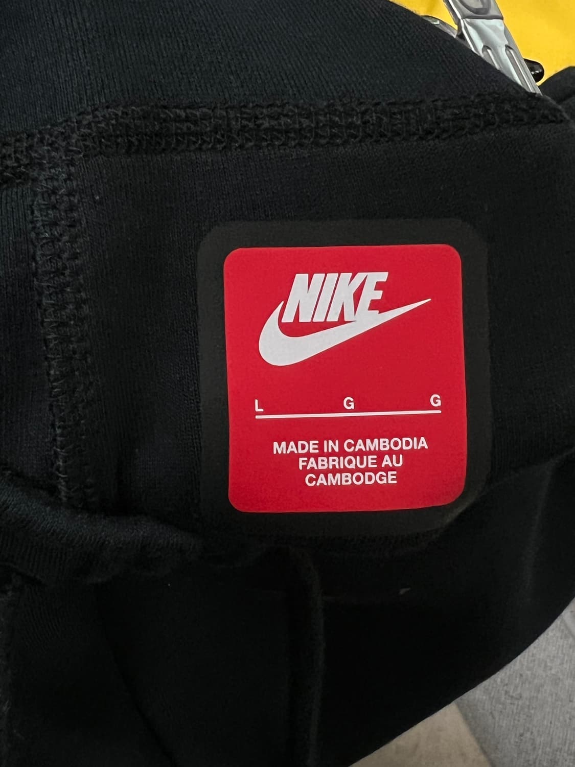 나이키 테크플리스 조거 팬츠 블랙 상품이미지5